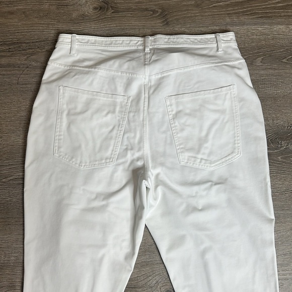 NEW KARL LAGERFELD PARIS High Rise Skinny Pants in White Sz 16 - Picture 7 of 14